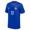 Camiseta de fútbol Francia T. Hernandez 22 Primera Equipación Euro 2024 - Hombre